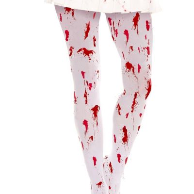 White Zombie Bloody  Pantyhose Ravewear Halloween Costume  Festival Tights